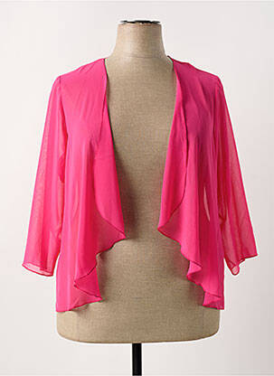 Veste kimono coupe fluide rose GREGORY PAT femme