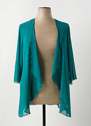 Veste kimono coupe fluide vert GREGORY PAT femme