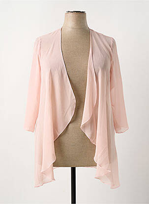 Veste kimono coupe fluide rose clair GREGORY PAT femme