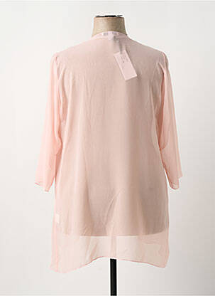 Veste kimono coupe fluide rose clair GREGORY PAT femme