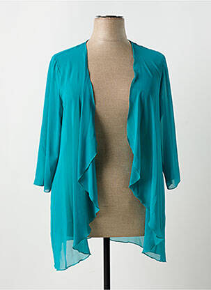 Veste kimono coupe fluide vert GREGORY PAT femme