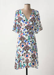 Robe mi-longue blanc C'EST BEAU LA VIE pour femme seconde vue