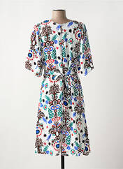 Robe mi-longue blanc C'EST BEAU LA VIE pour femme seconde vue