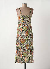Robe mi-longue vert GEISHA pour femme seconde vue