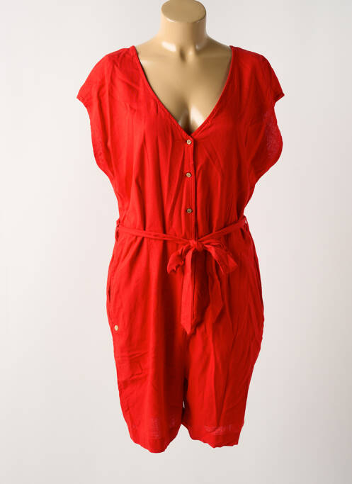 Combishort rouge CREAM pour femme