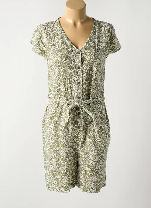 Combishort vert CREAM pour femme