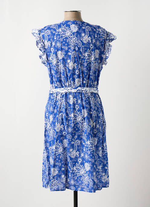 Robe mi-longue bleu C'EST BEAU LA VIE pour femme