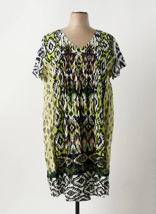 Robe mi-longue noir ORIENTIQUE NATURALLY pour femme