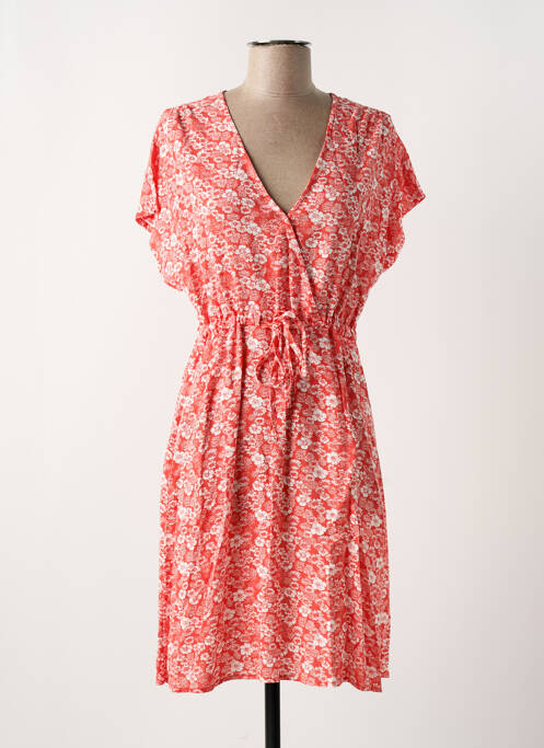 Robe mi-longue rouge C'EST BEAU LA VIE pour femme