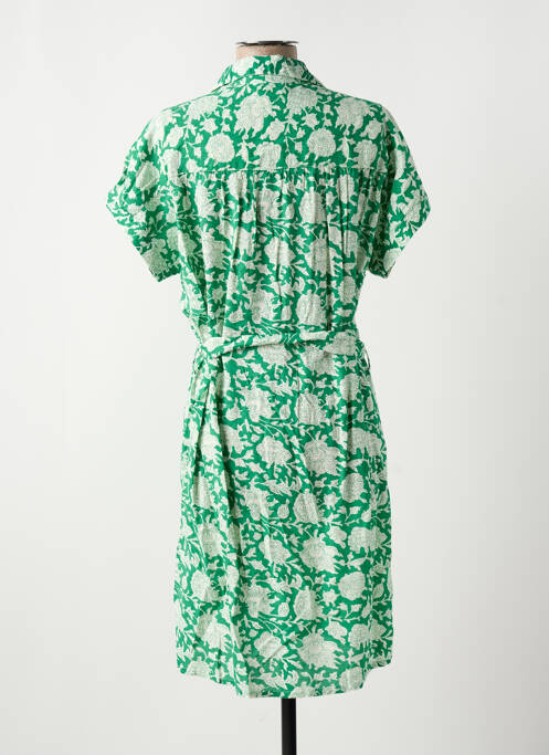 Robe mi-longue vert C'EST BEAU LA VIE pour femme