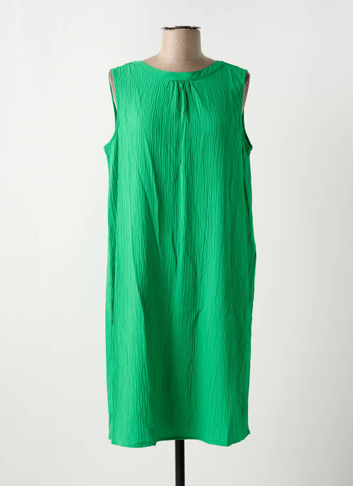Robe mi-longue vert CECIL pour femme