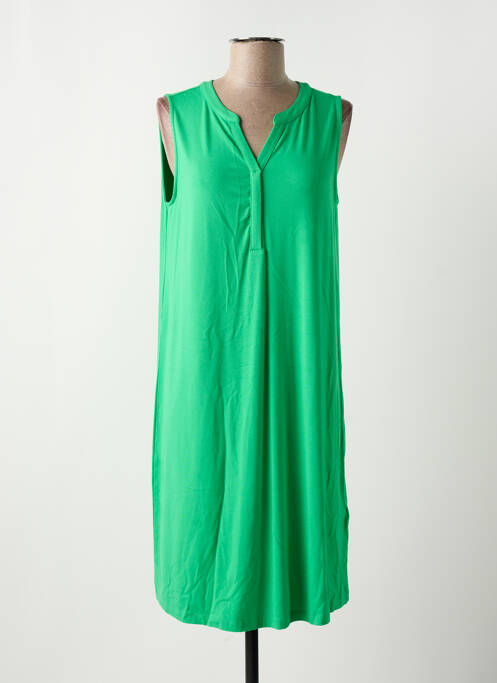 Robe mi-longue vert CECIL pour femme