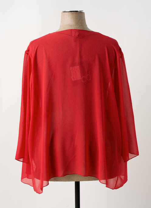 Veste kimono rouge GUY DUBOUIS pour femme