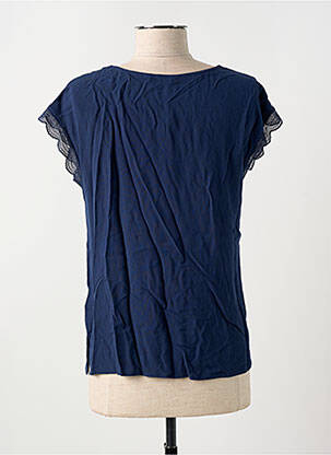 Blouse manches courtes manches courtes bleu JULIE GUERLANDE femme