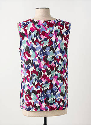 Débardeur stretch sans manche violet CECIL femme