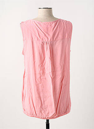 Blouse col v sans manche rose CECIL femme