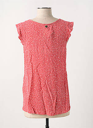 T-shirt imprimé fantaisie manches courtes rouge STREET ONE femme