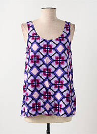 Débardeur coupe droite sans manche violet STREET ONE femme