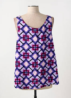 Débardeur coupe droite sans manche violet STREET ONE femme