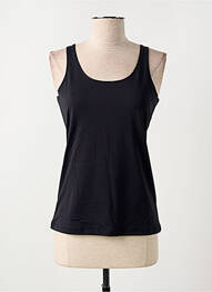 Débardeur stretch sans manche noir TRAMONTANA femme