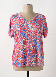 T-shirt imprimé fantaisie manches courtes rouge DIANE LAURY femme