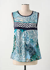 Débardeur bleu DOLCEZZA pour femme seconde vue