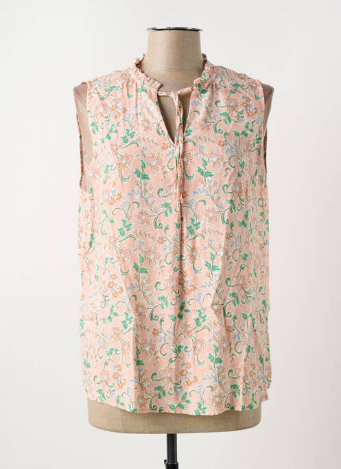 Blouse orange C'EST BEAU LA VIE pour femme