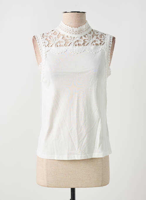 Top blanc CREAM pour femme