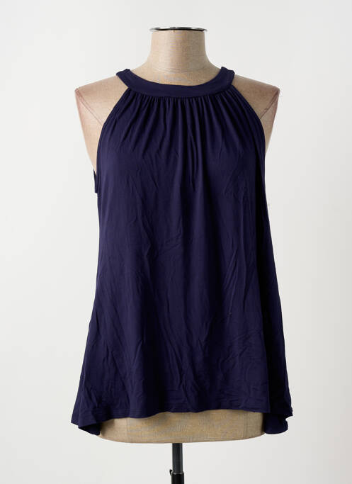 Top bleu MARIA VILLALOBOS pour femme