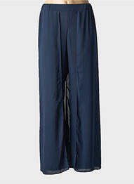 Pantalon droit taille élastique bleu GREGORY PAT femme