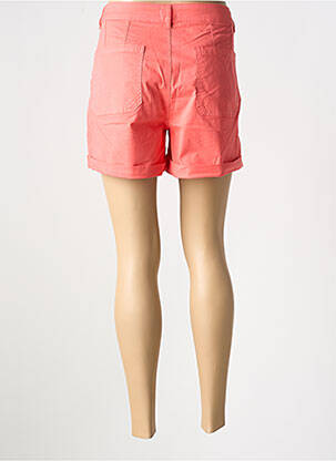 Short fermeture zippée sous rabat boutonné rose C'EST BEAU LA VIE femme
