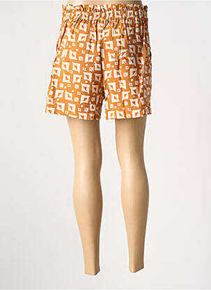 Short coupe droite jaune GEISHA femme