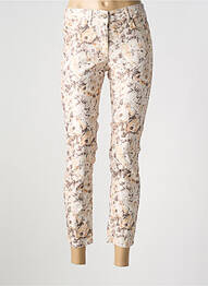 Pantalon slim poches beige BRANDTEX femme