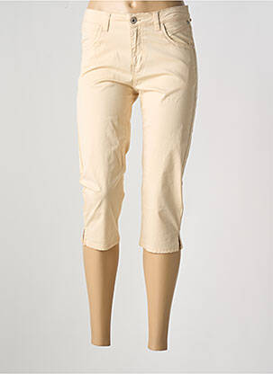 Pantacourt poches beige TRAMONTANA femme