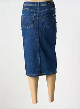 Jupe mi-longue bleu STREET ONE femme
