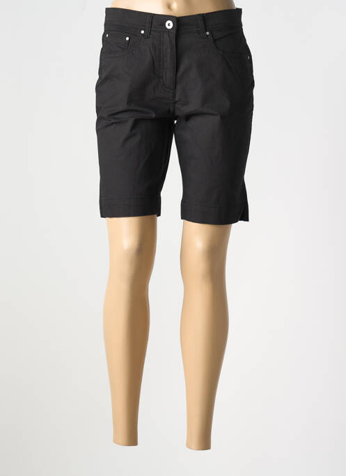 Bermuda slim noir BRANDTEX femme