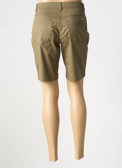 Bermuda slim vert BRANDTEX femme