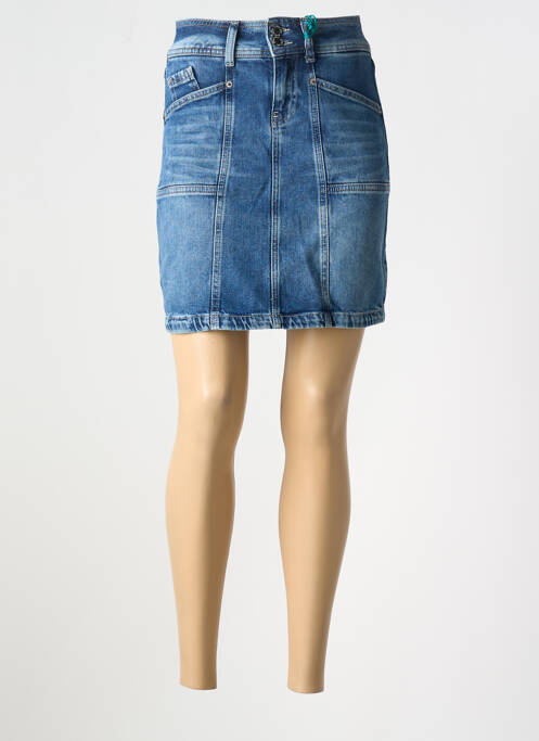 Jupe courte bleu STREET ONE pour femme