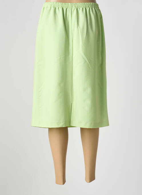 Jupe mi-longue vert GUY DUBOUIS pour femme