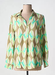 Blouse imprimé fantaisie manches longues vert BETTY BARCLAY femme