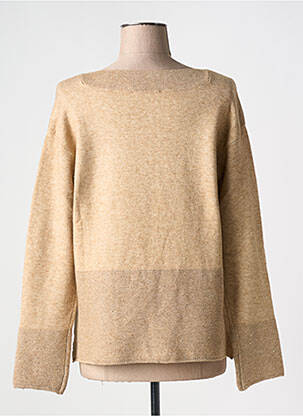 Pull col bateau manches longues beige BETTY BARCLAY femme
