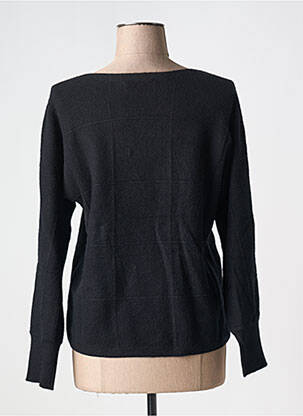 Pull col bateau manches longues noir BETTY BARCLAY femme