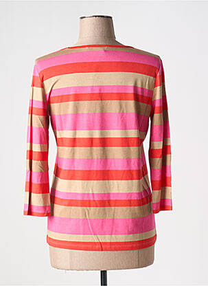 Top col rond manches longues rouge BETTY BARCLAY femme