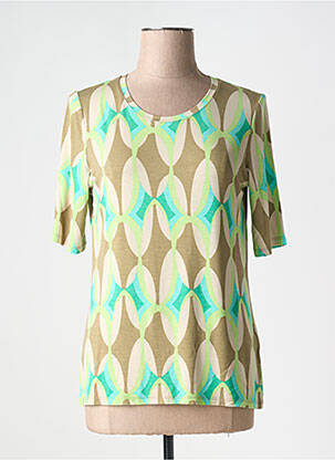 T-shirt imprimé fantaisie manches courtes vert BETTY BARCLAY femme