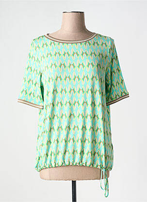 T-shirt imprimé fantaisie manches courtes vert BETTY BARCLAY femme