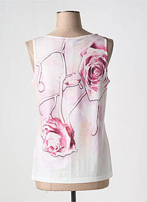 Top imprimé fantaisie fines bretelles violet MISSY femme
