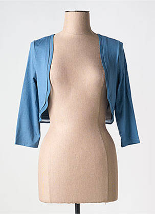 Boléro manches 3/4 bleu VERA MONT femme