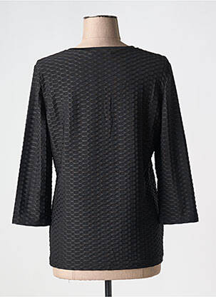 Top col rond manches 3/4 noir BETTY BARCLAY femme