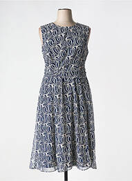 Robe mi-longue imprimé fantaisie sans manche bleu BETTY & CO femme