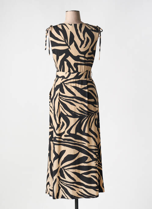 Robe longue imprimé fantaisie sans manche noir BETTY BARCLAY femme